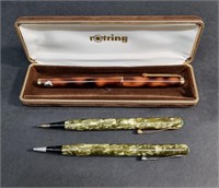 GROUPING OF WRITING INSTRUMENTS, INCLUDES 14K NIB