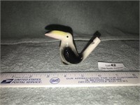 Vintage Toucan Pottery Bird Whistle - Ceramic