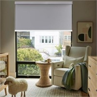 Blackout Window Blinds 20 W x 72 H Gray