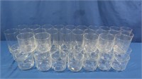 Small & Large Drinking Glasses