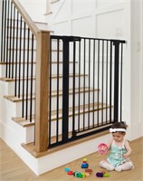 COMOMY 36" Extra Tall Baby Gate for Stairs Doorway