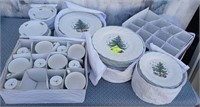 11 - LOT OF 60 PIECES CHRISTMAS DISHWARE (P6)