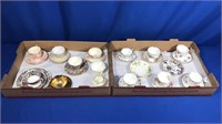 12 TEA CUPS & SAUCERS & EXTRAS