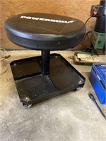 Powerbuilt mechanics caster stool