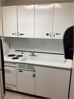 Vintage Dwyer Built-In Metal Kitchenette