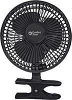 Comfort Zone Portable Clip on Fan with Fully Adjus