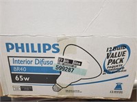 Case of Phillips 65w Bulbs