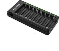 26$-POWEROWL 8 Bay AA AAA Battery Charger