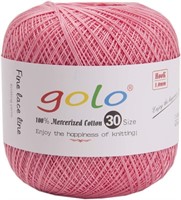 7-packs golo Crochet Thread size 30 yarn for hand