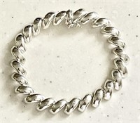 Heavy sterling silver bracelet