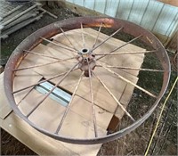 Metal Wagon Wheel