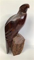 Vintage Carved Ironwood Eagle Bird