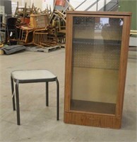 Technics Stereo Cabinet & Glass Top Side Table