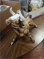 Ceramic bull