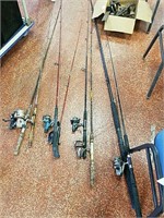 Choice of four Lots of two fishing poles