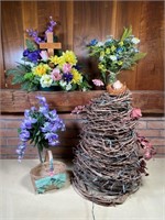 grapevine tree, Easter decorations