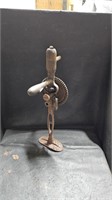 Antique Hand Drill or Brace W Wood