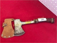 Hatchet with Leather Handle