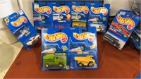 8 miscellaneous lot of Hot wheels New on card