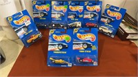 Miscellaneous lot of 8 Hot wheels New on card