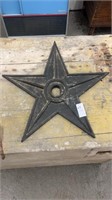 Heavy metal star sign - 7x7 inches