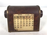 Bates Date Finder Desk Calendar