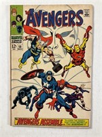 Marvels Avengers No.58 1968 2nd App/Origin Vision