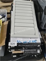 half skid plastic shutters