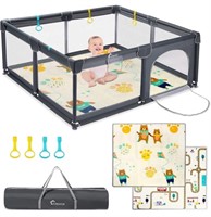 Baby Playpen with Mat,Playpen for Babies and