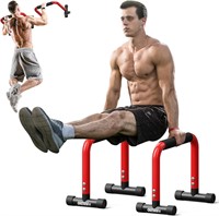 ONETWOFIT 12 High Push Up Bar  660LBS  Red