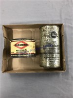 Diamond Compound tin, Whiz oil lubricant can