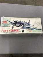 F4U-4 Corsair airplane model in sealed box