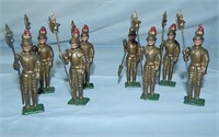 Roman lead painted toy soldiers