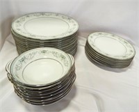 Retired Noritake China (12) Dinner Plates -