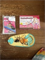 Craft kits- loom, braiding bracelets, and T-shirt