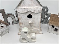Home Decor - Wood and Metal - Houses and Signs