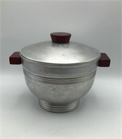 1950s Aluminum Bakelite Handle Ice Bucket