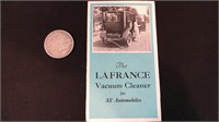 Rare 1920's La France Vacuum Cleaner Brochure