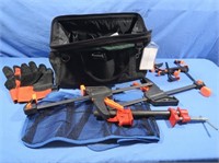 Clamps-Various Sizes w/Fabric Case