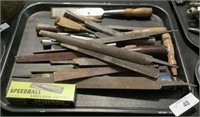 Old Antique Chisels & Files.