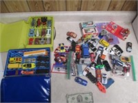 Lot of Die-Cast Cars w/ Cases - Some in