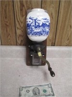Vintage Wall Mount Coffee Grinder w/ Ceramic