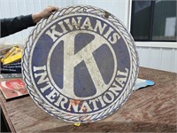 Round Kiwanis International Sign-30" dia.