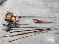 Fishing poles & fishing items