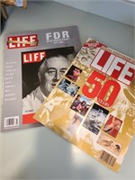 Assortment of Newsstand Magazines. LIFE,  The News