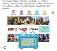 Kids Tablet 7 Toddler Tablet for Kids