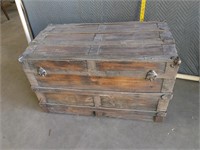 Antique Wooden Trunk