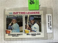 1977 TOPPS GEORGE BRETT BASEBALL CARD