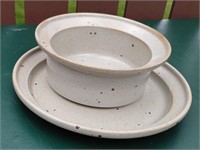 Matching Dansk Pottery Platter 7 Bowl