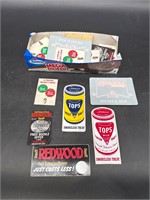 DEALER FLAT LOT OF TOBACCO STICKERS & ADVERTISING